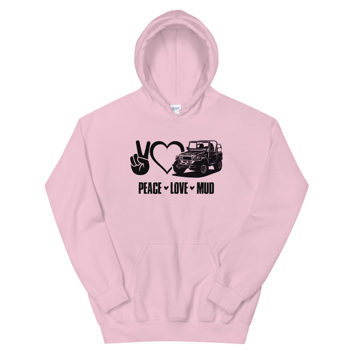 Unisex Hoodie - Peace, Love, Mud